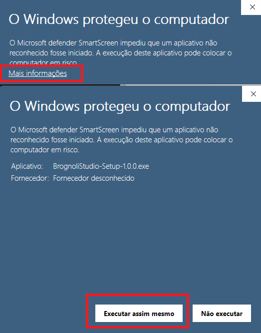 First Windows installation